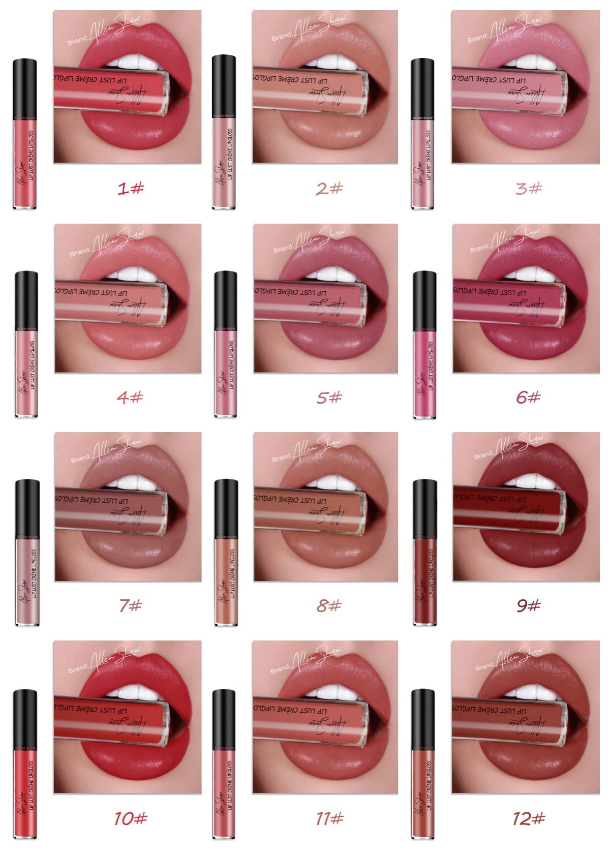 Silky Cream Texture Lip Gloss AliExpress Shopee Cross-Border Exclusive Lip Glaze Lip Gloss Lipstick Silky Cream Texture Lip Gloss AliExpress Shopee Cross-Border Exclusive Lip Glaze Lip Gloss Lipstick